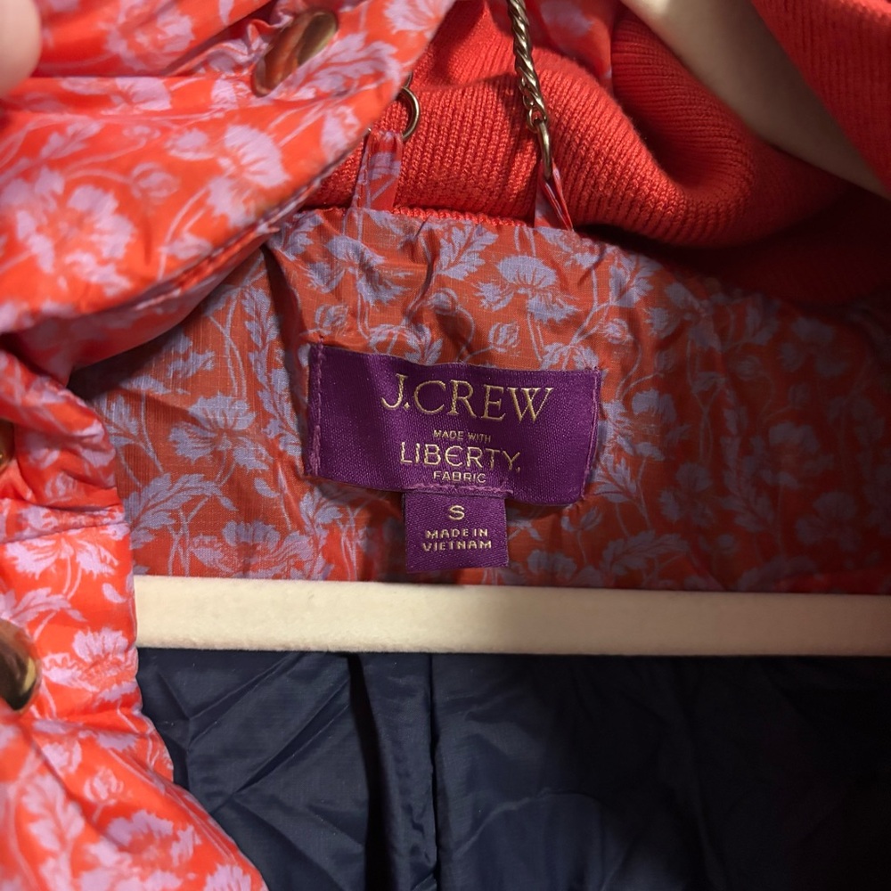 J. Crew Chateau Puffer Coat in Liberty® Toutouayette fabric - Picture 6 of 8
